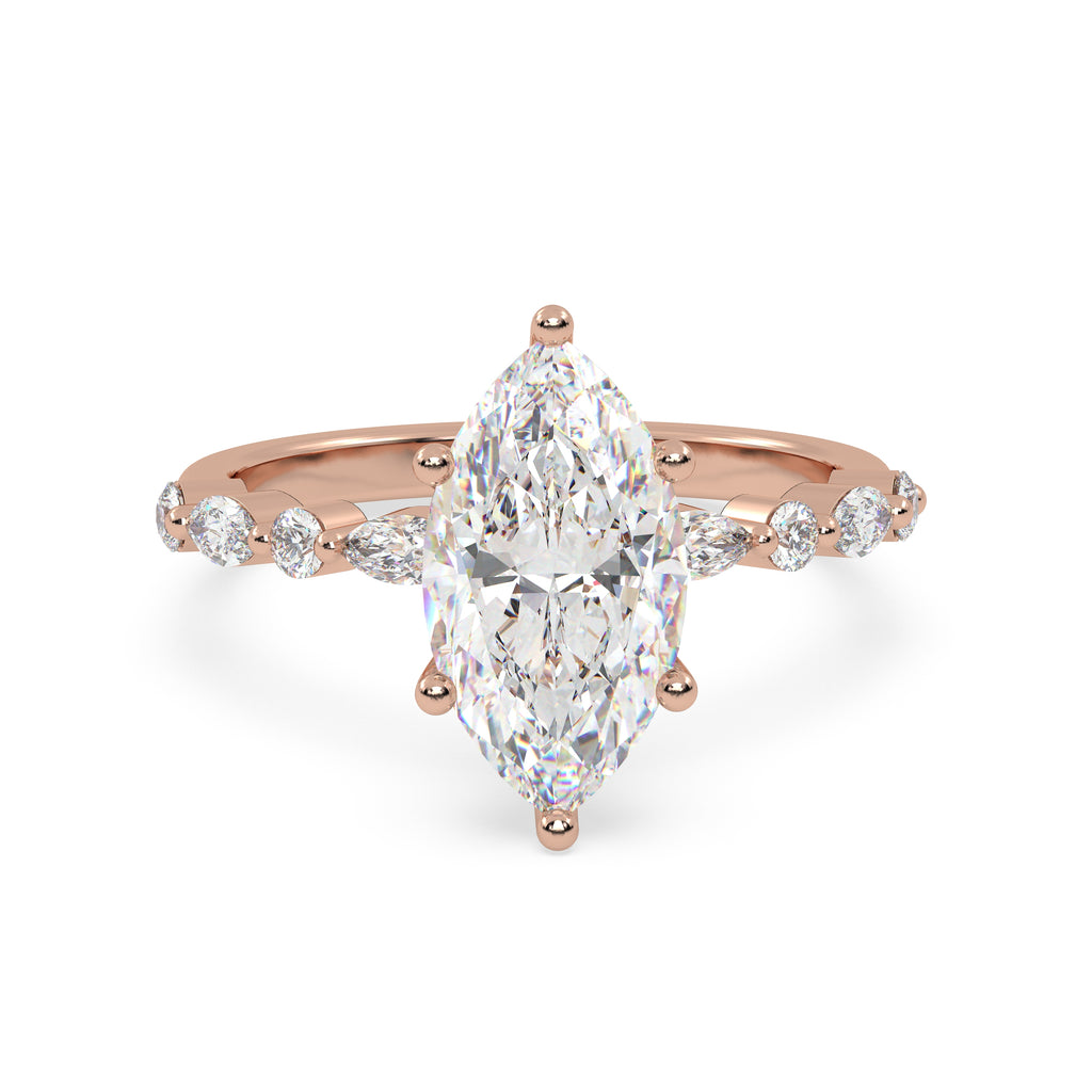 The Velor marquise ~ RoseGold