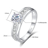 Fashion Round Moissanite Channel Set Engagement Ring